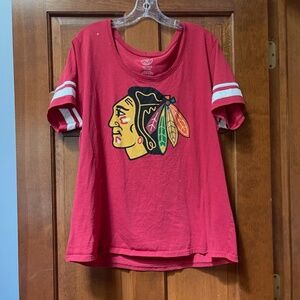 Women's 47' Red Blackhawks T-shirt